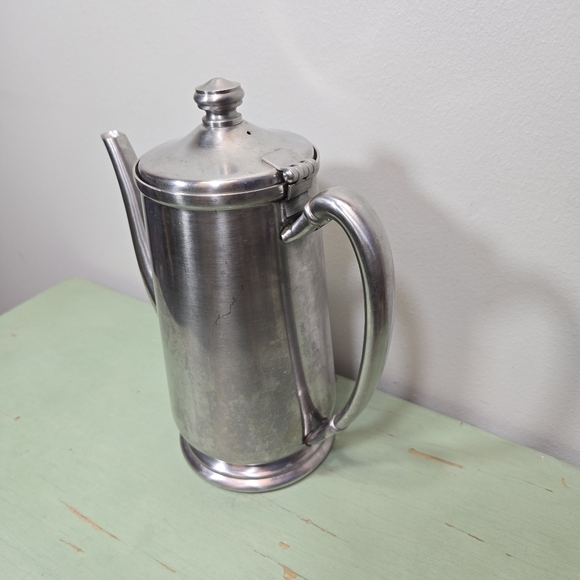 Stainless Steel Tea Coffee Pot 32 oz - Picture 4 of 7